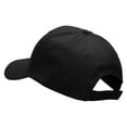 thumbnail image 3 of Best Pop Embroidered Low Profile Structured PET Spun Cap - Black OSFM, 3 of 5