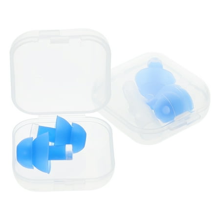 

Lixi 2 Pairs Silicone Earplugs Practical Noise Cancelling Sound Blocking Earplugs