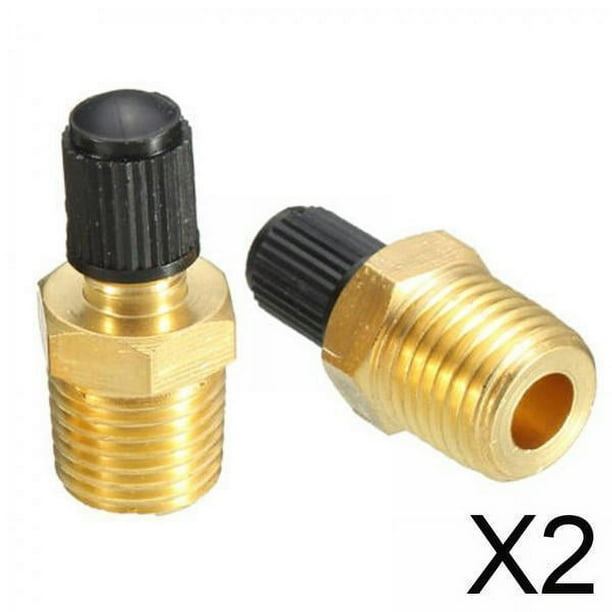 Válvula de tanque NPT,Válvula de llenado del tanque de compresor niquelada,Válvula y tapas de latón doble dorado,Vástagos de válvula de repuesto Válvula ,Válvula de