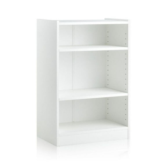 FASCK 3-Tier Bookcase, Open Storage Cabinet with Adjustable Shelves, Modern Book Shelf for Living Room, Office, Study