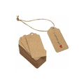 thumbnail image 5 of Etiquetas De Regalo BELUG Precio Papel Kraft Con Hilo Yute 5x3cm, 5 of 5