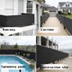 thumbnail image 5 of Pantalla de privacidad para exteriores,valla para balcón,tela de sombra,malla parasol resistente a la intemperie para patio,jardín,divisor de patio,cubierta de protección contra el viento,la, 5 of 7