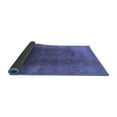 thumbnail image 2 of Ahgly Company Indoor Square Oriental Blue Industrial Area Rugs, 6' Square, 2 of 4