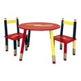 thumbnail image 2 of 3-Piece Kids Table and Chairs Set, Red finish, 2 of 2