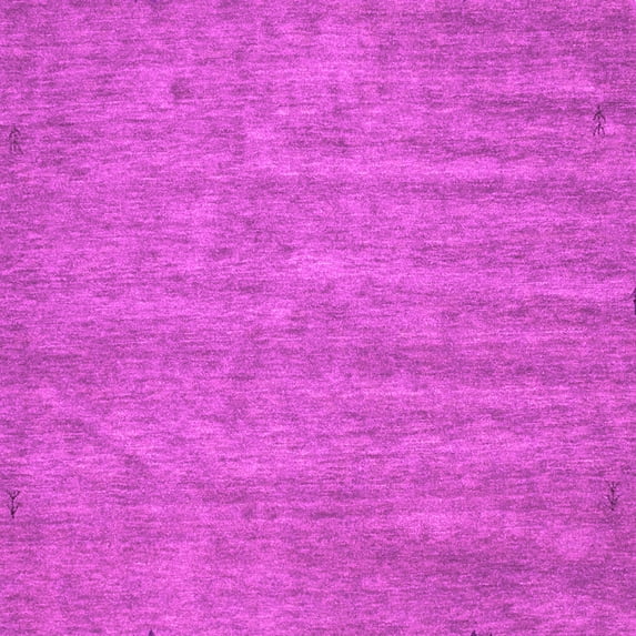 Ahgly Company Indoor Square Abstract Pink Contemporary Area Rugs, 4' Square
