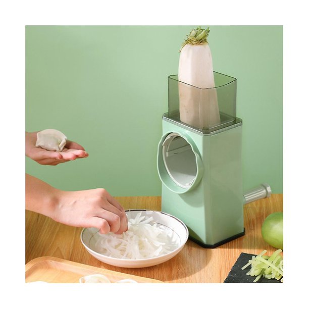 Cortador de verduras multifuncional de 4 pulgadas, cortador en espiral para ensalada de frutas, cortador de papas, rallador de zanahoria, herramienta de cocina