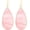Translucent Pink, variant on Teardrop Natural Crystal Stone Earrings Healing Birthstone Drop Dangle Earrings for Women[f2424]
