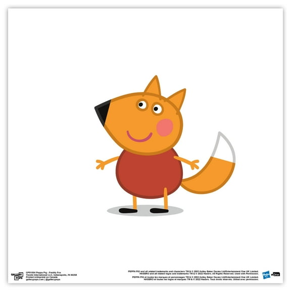 Gallery Pops Peppa Pig - Freddy Fox Wall Art