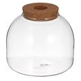 thumbnail image 5 of Nestingho Glass Plant Terrarium Jar - Succulent Planter Container - Round Fish Bowl Vase - Glass Bottles with Cork - Candy Cookie Jar Canister, 5 of 7