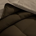 thumbnail image 5 of Bare Home Goose Down Alternative Reversible Comforter, Queen, Cocoa/Taupe, 5 of 6