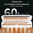 thumbnail image 4 of Machine de Scellage sous Vide, Scelleuse Alimentaire, Modes Aliments Secs et Humides avec Kit, Facile à Nettoyer, Voyants Led, Blanc, 4 of 8