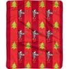 Dreamworks Merry Madagascar Merry Marty Micro Raschal Throw