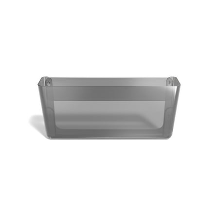 UPC: 0718103367448 | TRU RED Single Pocket Plastic Wall File Smoke TR58212