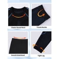 thumbnail image 2 of Charmo Thermal Outfit Sets for Kids Athletic Top and Bottom Activewear Sets Boys Girls Long Johns Set Winter Base Layer, 2 of 9