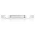 thumbnail image 4 of 14K Solid White Gold 2.5mm Plain Classic Wedding Band Ring, 4 of 11