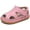 Pink, variant on Baby Boys Girls Summer Lightweight Soft Sole Closed-Toe Outdoor Leather Athletic Sandals