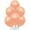 Rose Gold, variant on PMU 12 Inch Deep Burgundy Latex Balloon Pkg/12