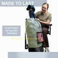 thumbnail image 4 of Laundry Bag Backpack with Straps, Heavy Duty for College Students, Travel | Portable Laundry Hamper Bags - Khaki, 4 of 7