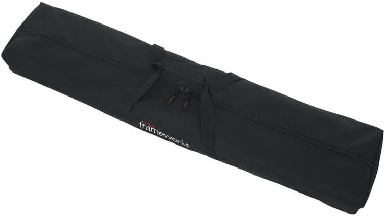 Carry Bag for 6 Microphone Stands with  -10  Stand - Lightweight Nylon Transport