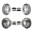 thumbnail image 1 of Transit Auto Front Rear Coated Disc Brake Rotors and Semi-Metallic Pads Kit for Car Ford F-350 Super Duty F-250 with Single Wheels KGS-100622, 1 of 11