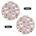 thumbnail image 2 of Kdxio Cute Hand Drawn Bear Pocket Mirror, 1X/2X Travel Makeup Mirror 2-Sided Folding Small Mirror Portable Double-Sided Magnifying Cosmetic Mirror for Gift-Round Shape, 2 of 9