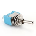 thumbnail image 3 of 15 Uds 6A/125VAC Mini interruptor de palanca, interruptor de palanca SPDT de 2 posiciones ON/OFF de 3 pines, interruptor basculante MTS102 TUNC Sencillez, 3 of 3