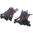 thumbnail image 3 of 20 Pairs 22 AWG JST SM Plug 4 Pin Male To Female LED Wire Connector Adapter Electrical Cable 150Mm For SM-4P, 3 of 5
