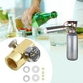thumbnail image 4 of Adaptador de cilindro de CO2 para recarga de botellas de refresco, accesorio de repuesto para máquinas de refrescos, fácil instalación con manómetro. TR21 4 a CGA320, 4 of 8