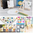 thumbnail image 6 of 14 Pcs 3 Types Canvas Painting Tools 6 Pcs Wooden Easel Canvas with 6 Pcs Brushes with 2 Pcs Palette for Oil Watercolor Art Painting Colorful, 6 of 8