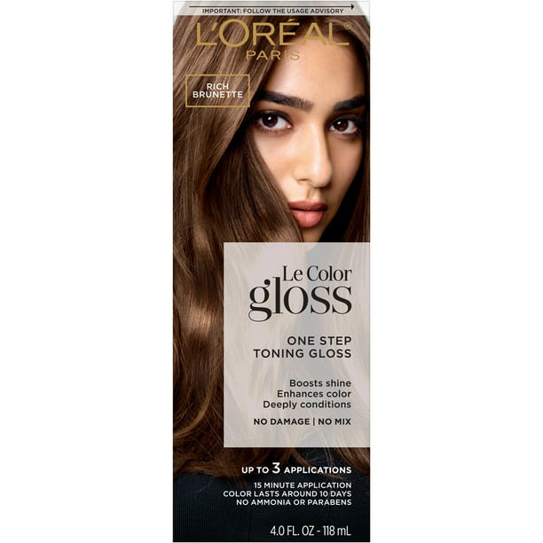 L'Oreal Paris Le Color Gloss One Step In-Shower Toning Gloss, Rich