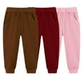 thumbnail image 1 of Odeerbi 2-7 Años Para Niños Niñas 3 Pcs Traedor de Chándal Sports Athletic Sports Jogger Pantalones de Verano Color Sólido, 1 of 3