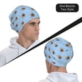 thumbnail image 6 of Logiee Brown French Bulldog Print Unisex Knit Beanie for Men Women Winter Hat,Beanies Skull Caps, 6 of 7