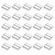 thumbnail image 1 of 25 Pack Clear Acrylic Display Stands for Table Numbers and Place Cards 1.2 Inch Holder for Events and Parties, 1 of 5