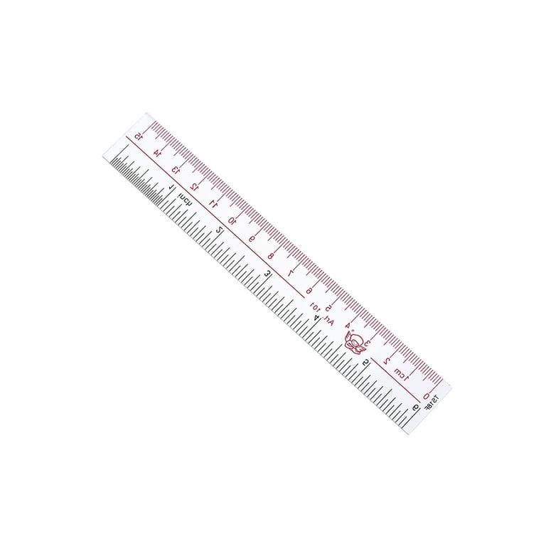 15cm 6inch plastic straight clear scale