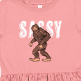 thumbnail image 4 of Inktastic Bigfoot Sassy Happy Sasquatch Girls Toddler Dress, 4 of 5