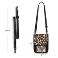 thumbnail image 4 of Secure Travel Neck Wallet Passport Holder Adjustable Strap For Men & Women 6*7.5in Leopard Print, 4 of 6