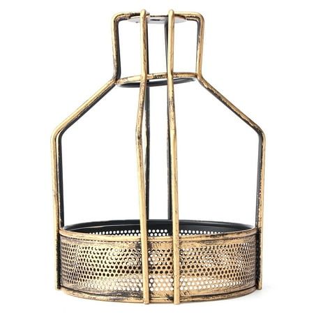Ceiling Lighting Bar Vintage Industrial Ceiling Light Fitting Lamp Bulb Fixture Cage Guard Bar Cafe Lampshade Pendant Cage Iron 140*200mm ()