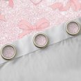 thumbnail image 4 of Manfei Cute Cartoon Bowtie Curtains Pack of 2 (42x84 Each),Ribbon Bow Curtains Blackout,Pink Bowknot Bedroom Curtains For Girls Kids,Microfiber Bedroom Decor, 4 of 6