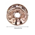 thumbnail image 4 of Spacer Charms Crystal DIY 50PCS Rhinestone Spacer Beads Loose Beads for Bracelet, 4 of 10