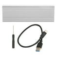 thumbnail image 2 of M.2 Enclosure, 10Gbps  SSD Enclosure USB 3.1 LED Indicator  For 2230mm Black,Silver,Red,Blue, 2 of 8