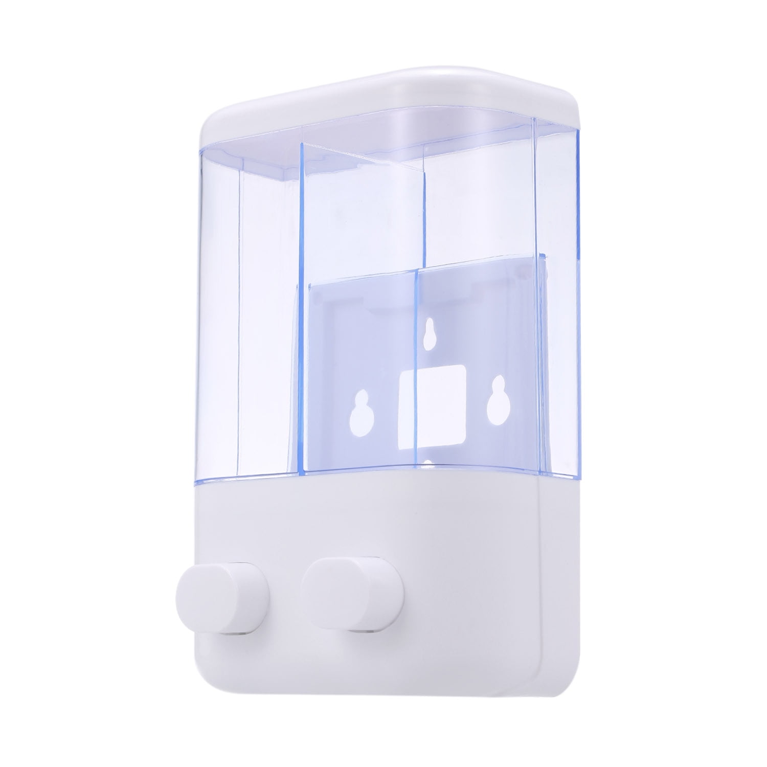 Double 380ml Soap Dispenser Wall-mount Shower Bath Shampoo Dispenser Manual R3Z0