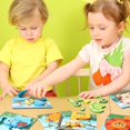 thumbnail image 5 of Juguetes para niños pequeños, rompecabezas de madera para niños, rompecabezas de aprendizaje educativo de 3 años, regalos de juguete para niños, paquete de 6, 5 of 5