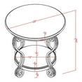 thumbnail image 6 of Furniture of America Azea Traditional Wood 1-Shelf End Table in Brown Cherry, 6 of 6