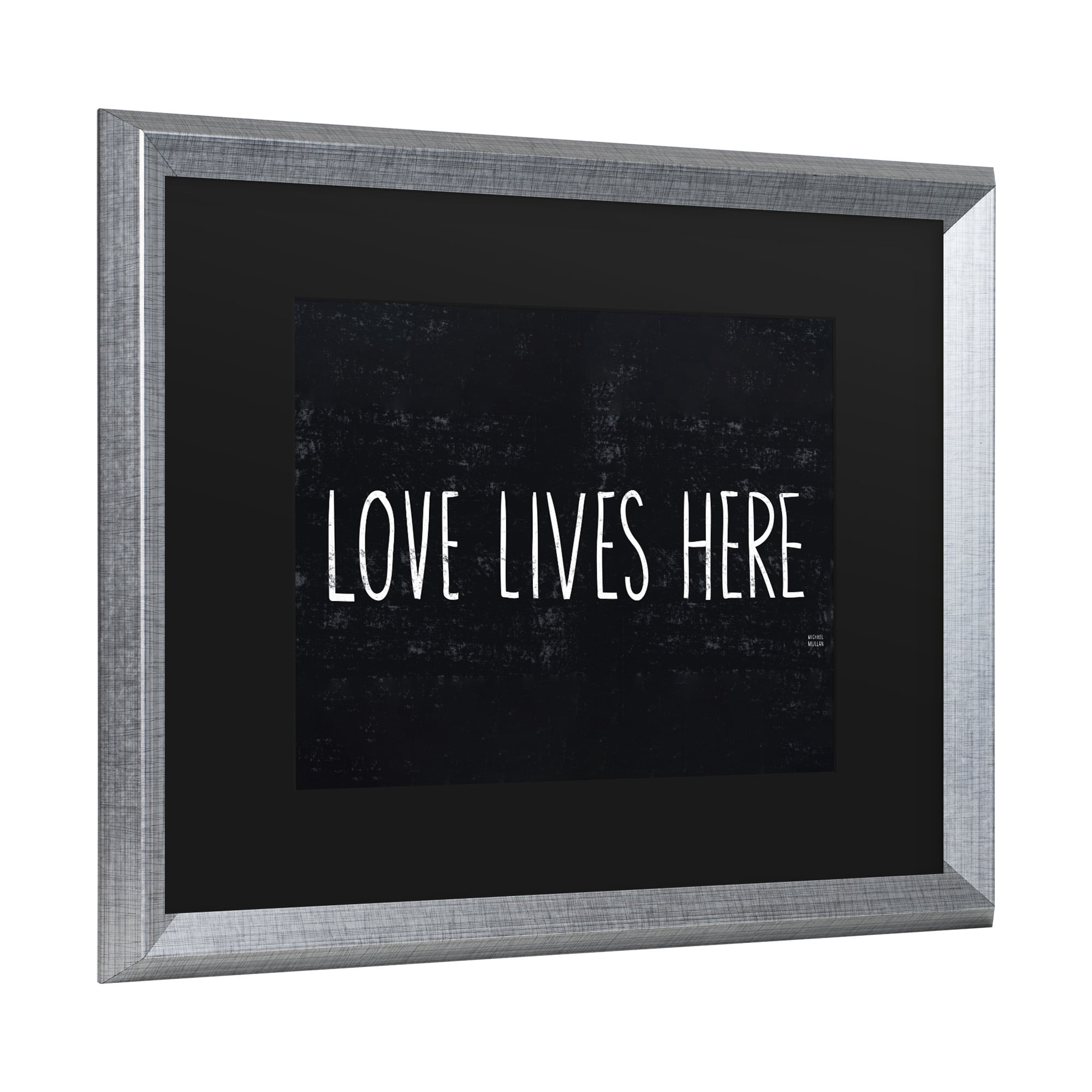 Trademark Fine Art 'Love Lives Here' Canvas Art by Michael Mullan