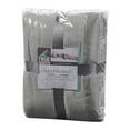 thumbnail image 5 of True North by Sleep Philosophy Micro Fleece Blanket Gray, Full/Queen, 5 of 5