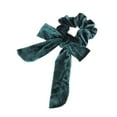 thumbnail image 5 of Unique Bargains 1 Pc Flocked Ribbon Scrunchies for Home Lake Blue, 5 of 6