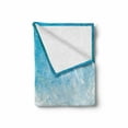 thumbnail image 2 of Ride the Wave Soft Flannel Fleece Throw Blanket, Surfer Inside Ocean Wave Adventure Adrenalin Energy Sea Sports Picture, Cozy Plush for Indoor and Outdoor Use, 50" x 70", Sky Blue White, by Ambesonne, 2 of 6