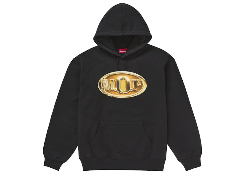 トップス Supreme MM6 Foil Box Logo Hooded Sweat Supreme MM6 Maison Margiela Foil Box Logo Hooded Sweatshirt White