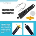 thumbnail image 4 of Plastic Toilet Tank Repair Parts Kit Contains Lid Rail Guide Chain Long Lasting Construction for Single Flush Systems, 4 of 4