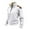 White1, variant on fatyb Women's Quarter Zip Sweatshirts Fleece Stand Collar Pullover Casual Patchwork Long Sleeve Tops